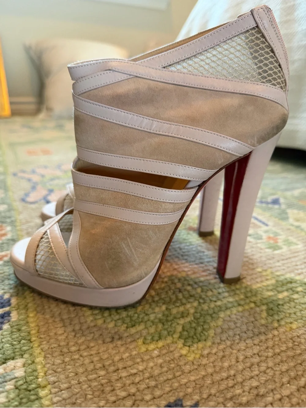 Christian Louboutin elegant blush